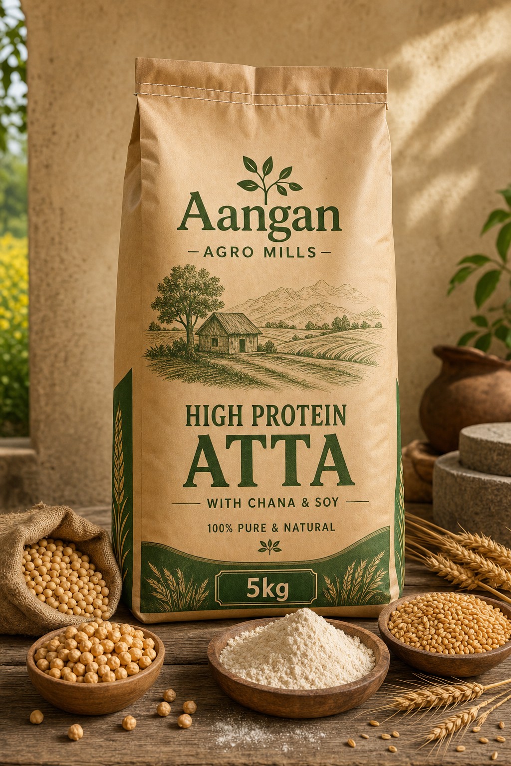 Aangan high protein atta